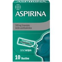 Aspirina in Granuli 500mg Senza Acqua Mal di Testa e Dolore Bustine