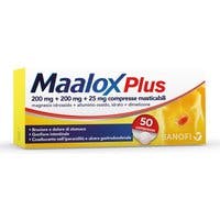 Maalox Plus Compresse Masticabili 50 Compresse