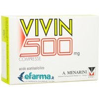 Vivin 500 mg Acido acetilsalicilico Antidolorifico 20 Compresse