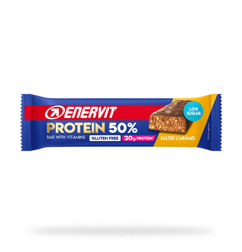 Enervit Protein 50% Salted Caramel 40g Barretta Proteica per Atleti