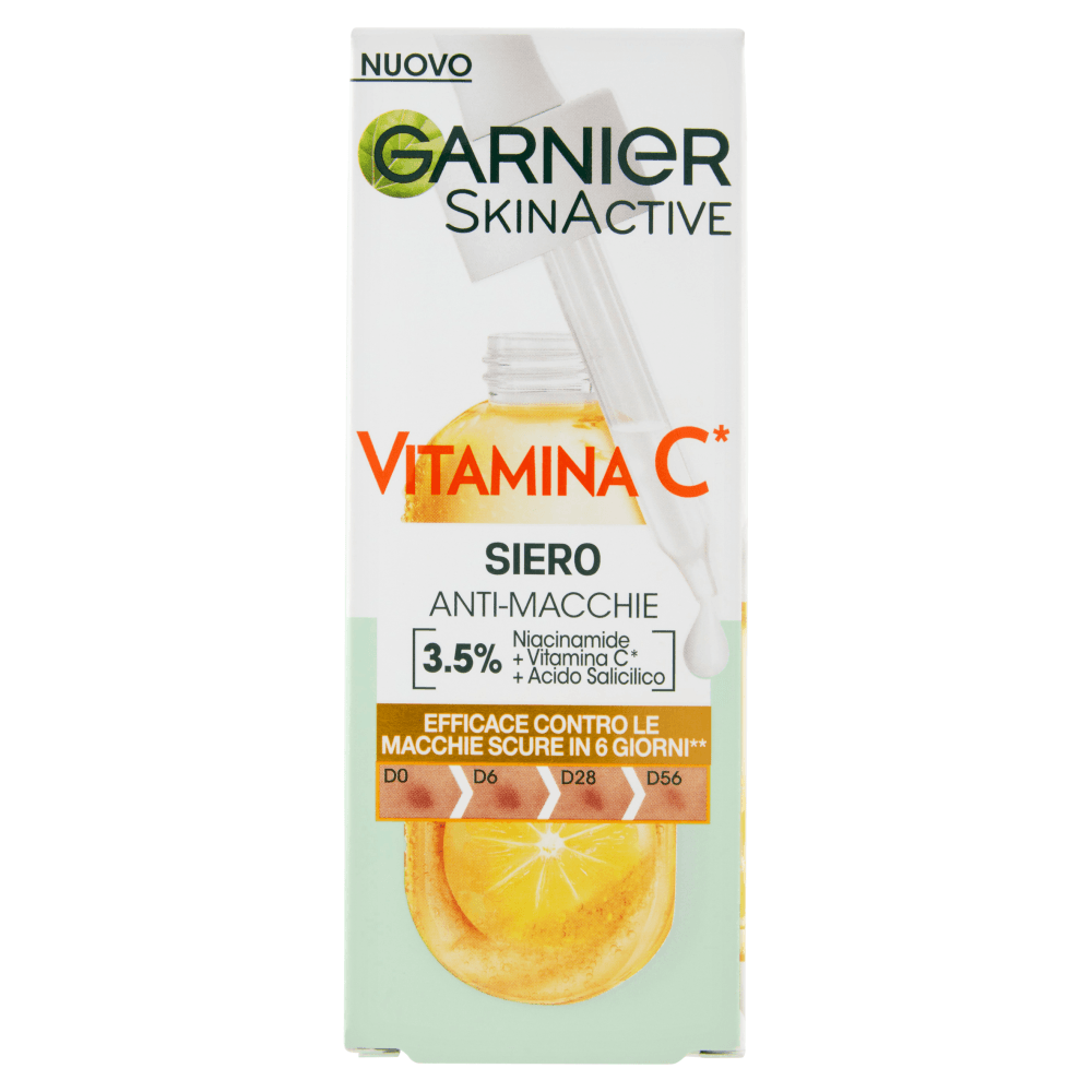 Garnier Siero Vitamina C Anti-Macchie Illuminante e Rimpolpante 30 ml