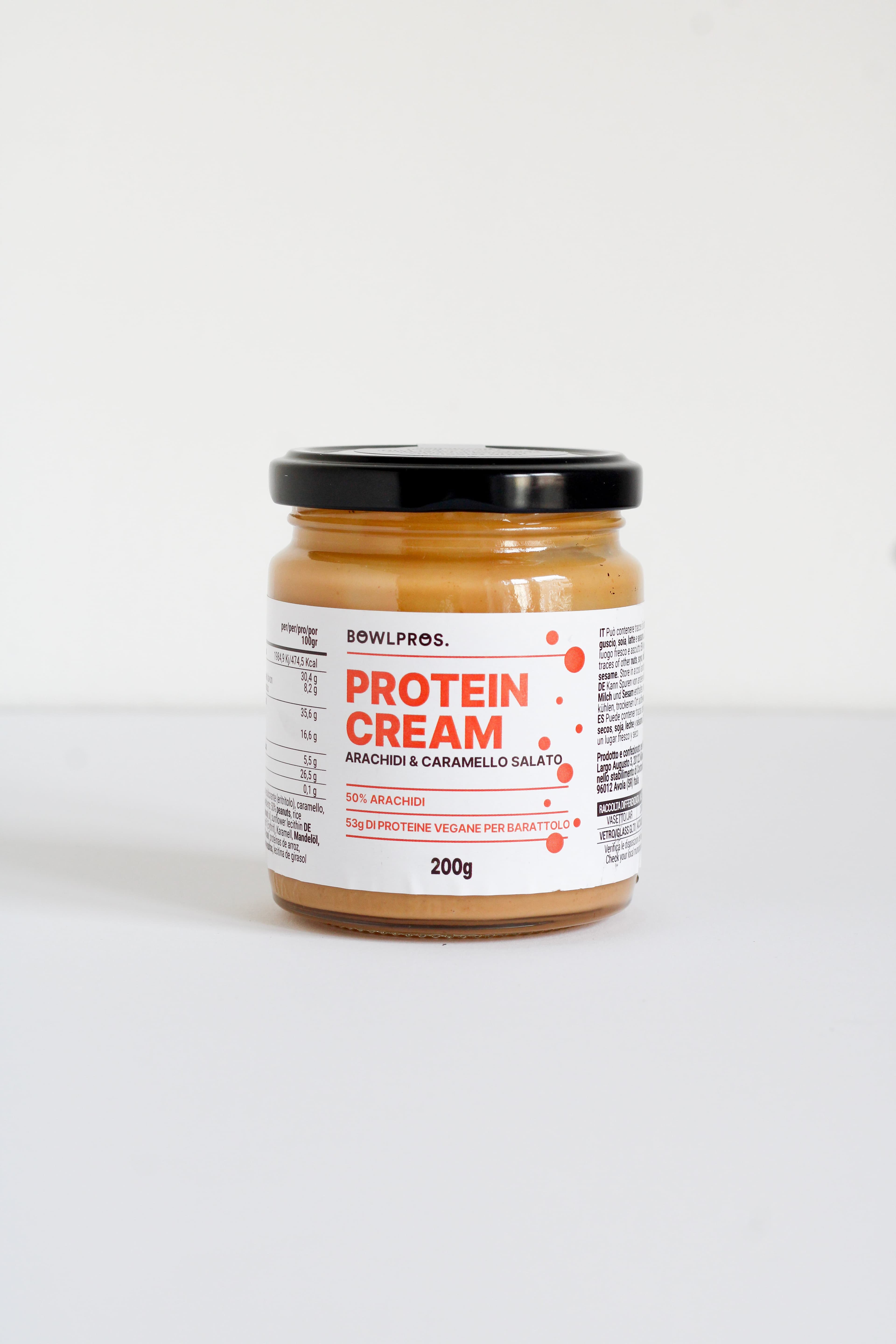 Bowlpros Crema Protein Arachidi e Caramello Salato 200 g