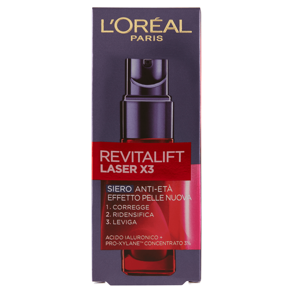 RevitaLift Laser X3 - siero anti-etÃ  effetto pelle nuova 30 ml
