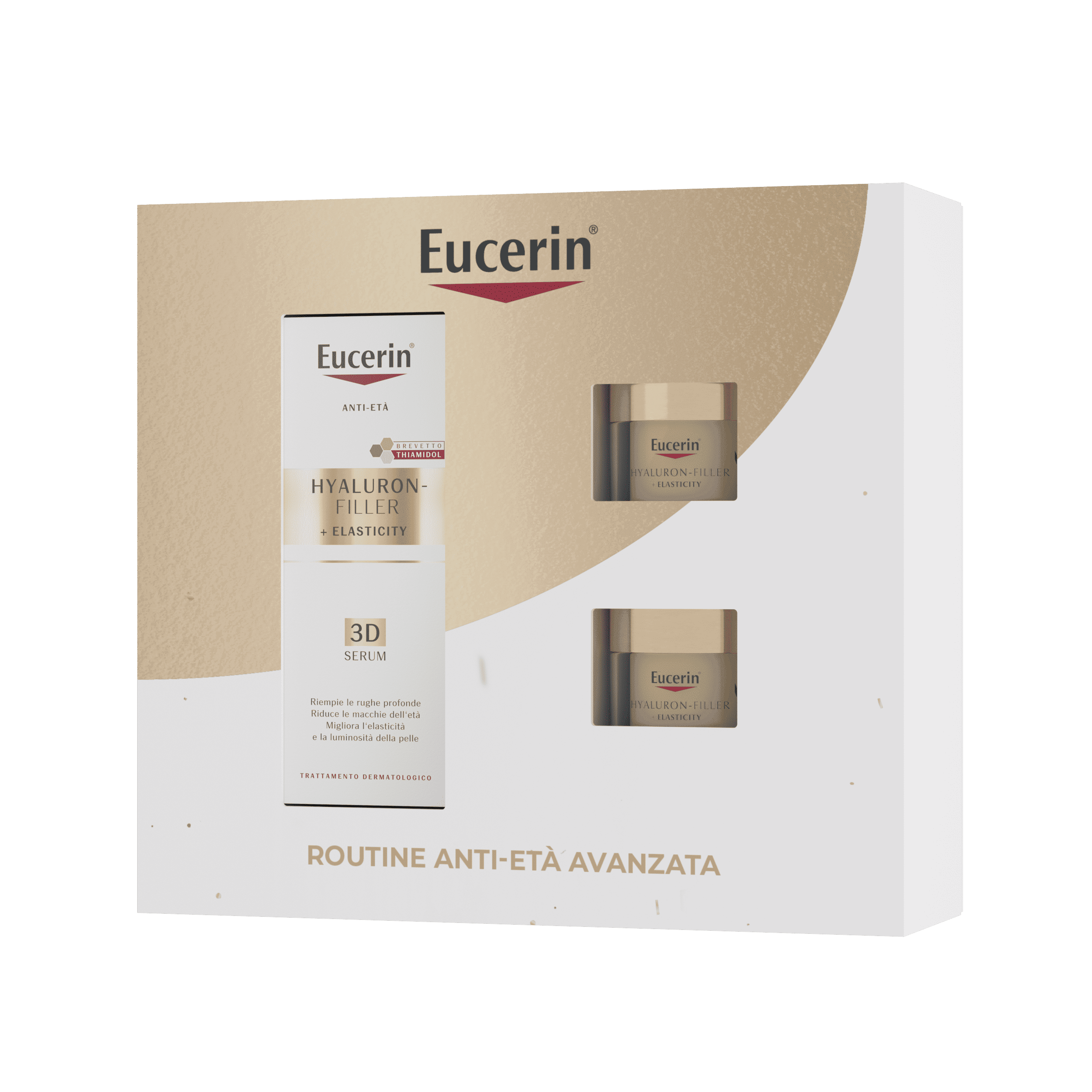 Eucerin Cofanetto Protocollo Anti-Età con Siero 3D Anti-Imperfezioni + Crema Giorno + Crema Notte