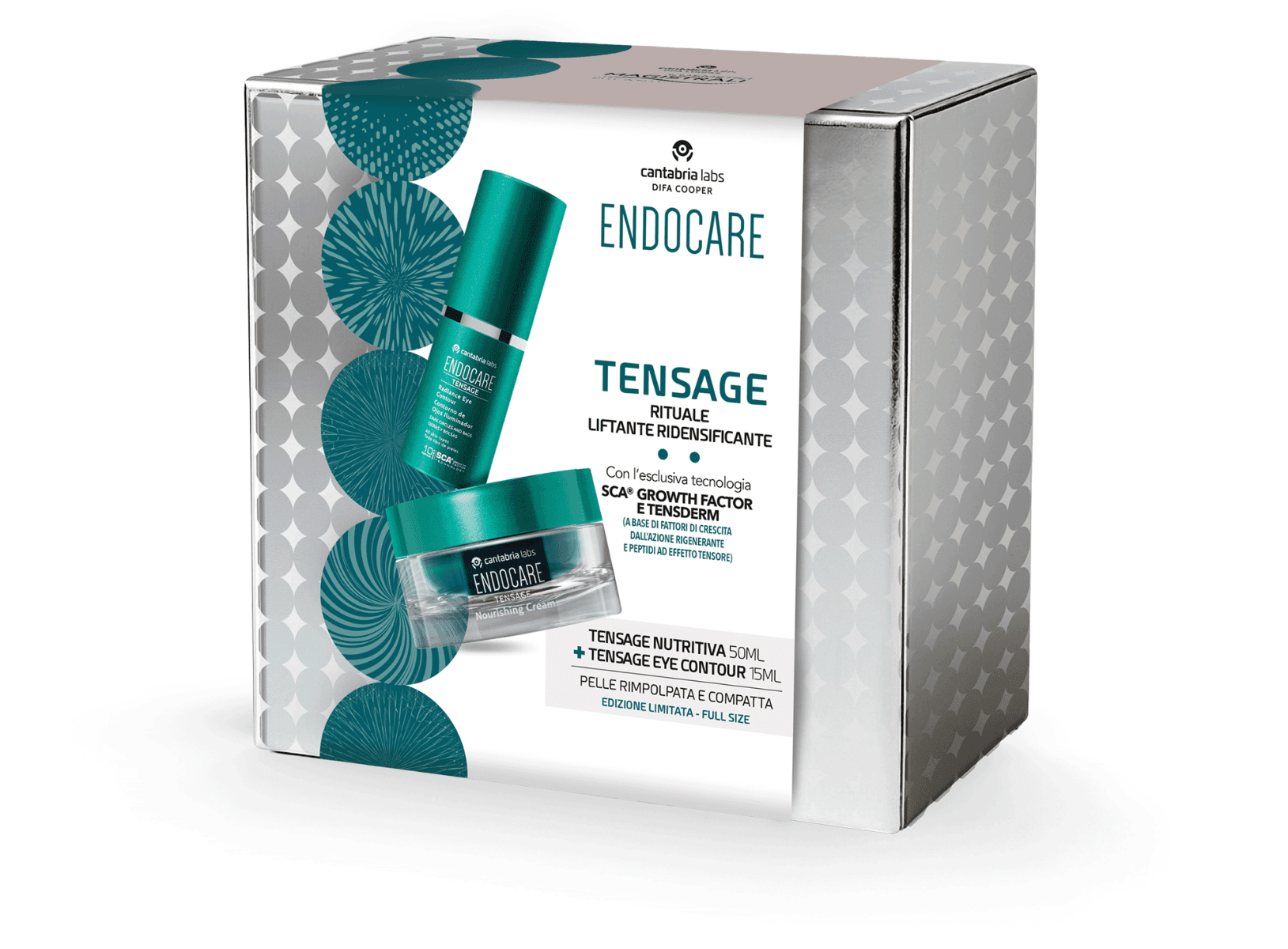 Endocare Tensage Rituale 2025 Nutritiva 50 Ml + Eye Contour 15 Ml