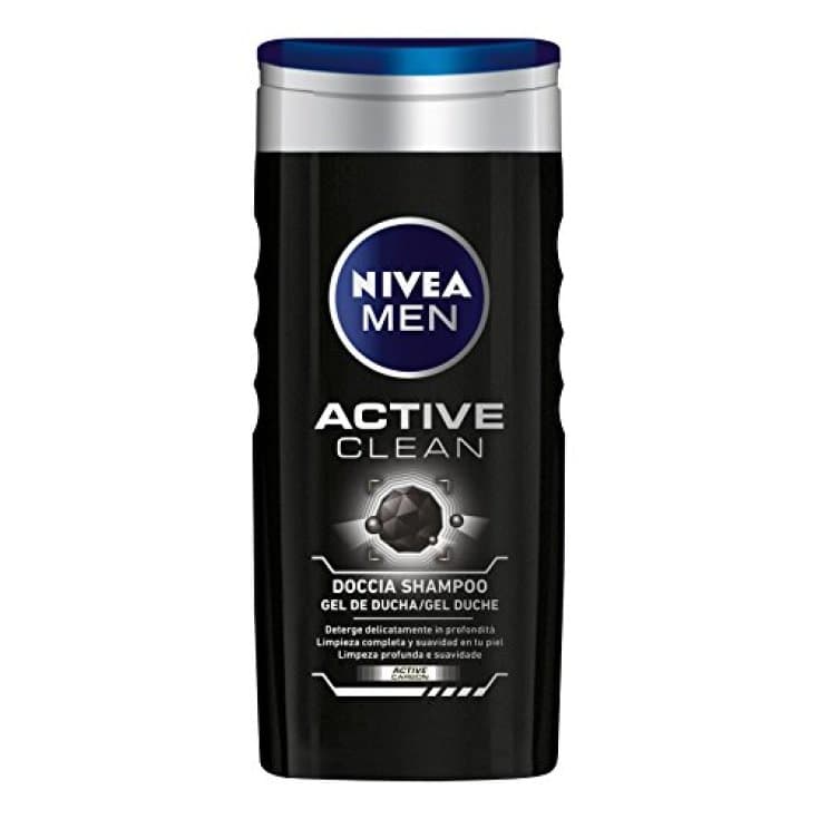 Nivea Men Active Clean Doccia Shampoo con Carbone Attivo Naturale 250 ml