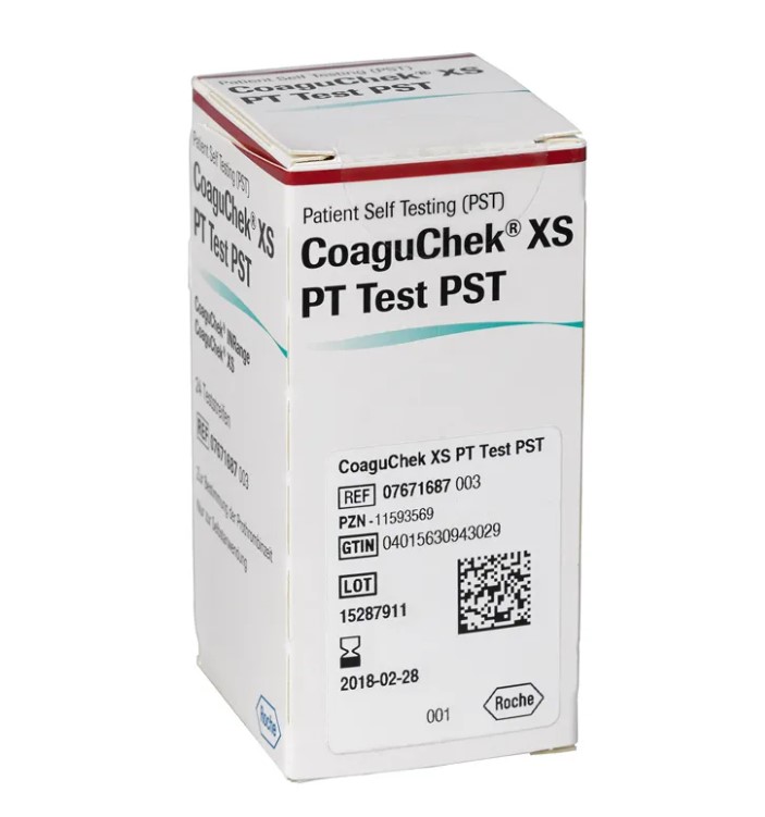 Coaguchek xs pt pst 24 strisce test
