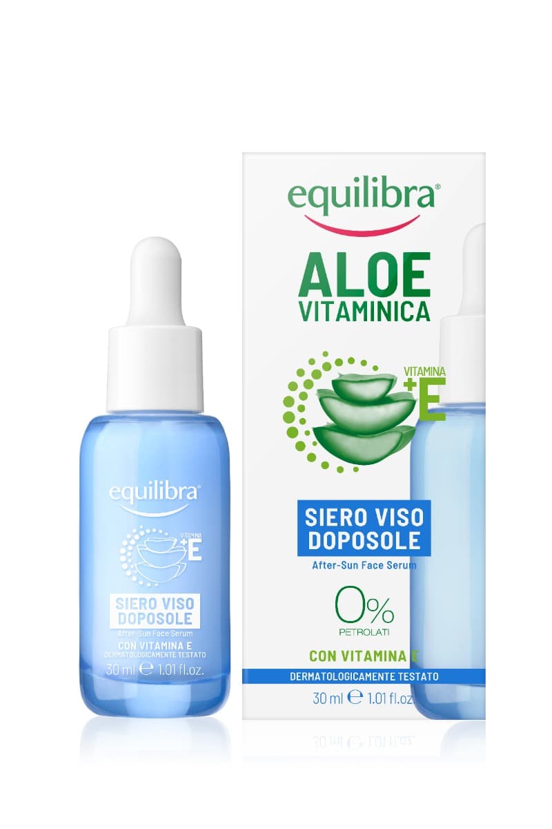 Equilibra Aloe Solare Vitaminica Siero Viso Doposole 30 ml