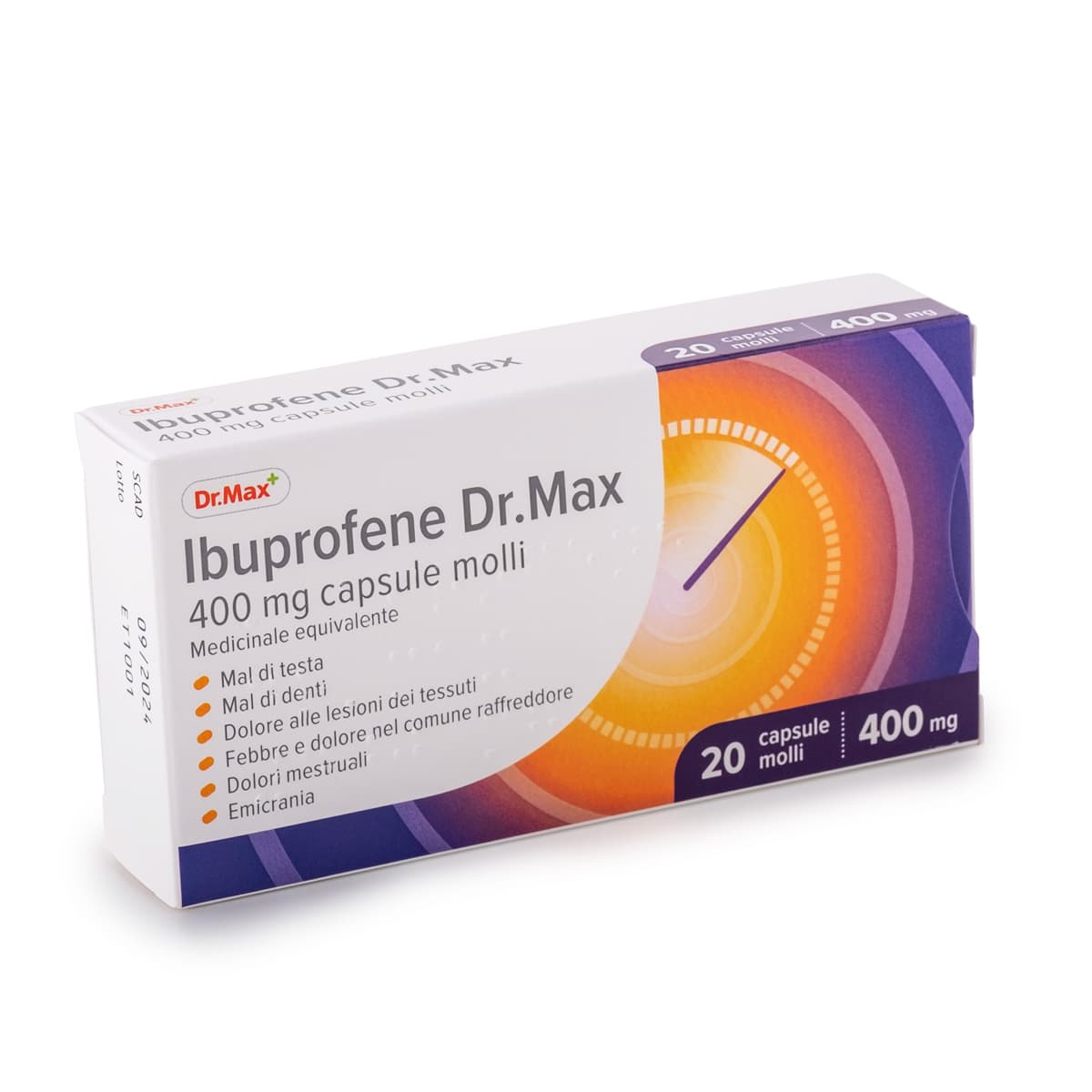 Ibuprofene (Dr Max) 20 Capsule Molli 400 Mg