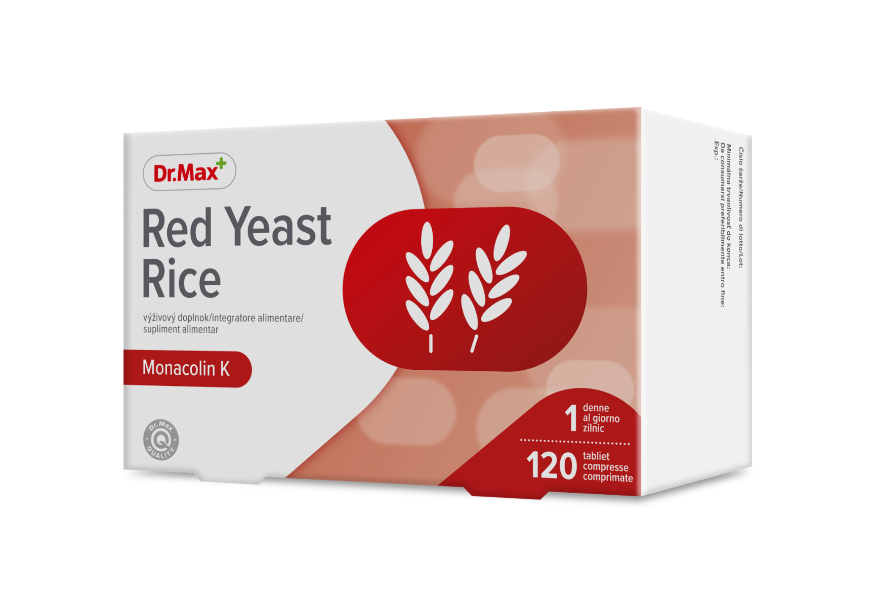 Dr. Max Red Yeast Rice Monakolin 120 Compresse