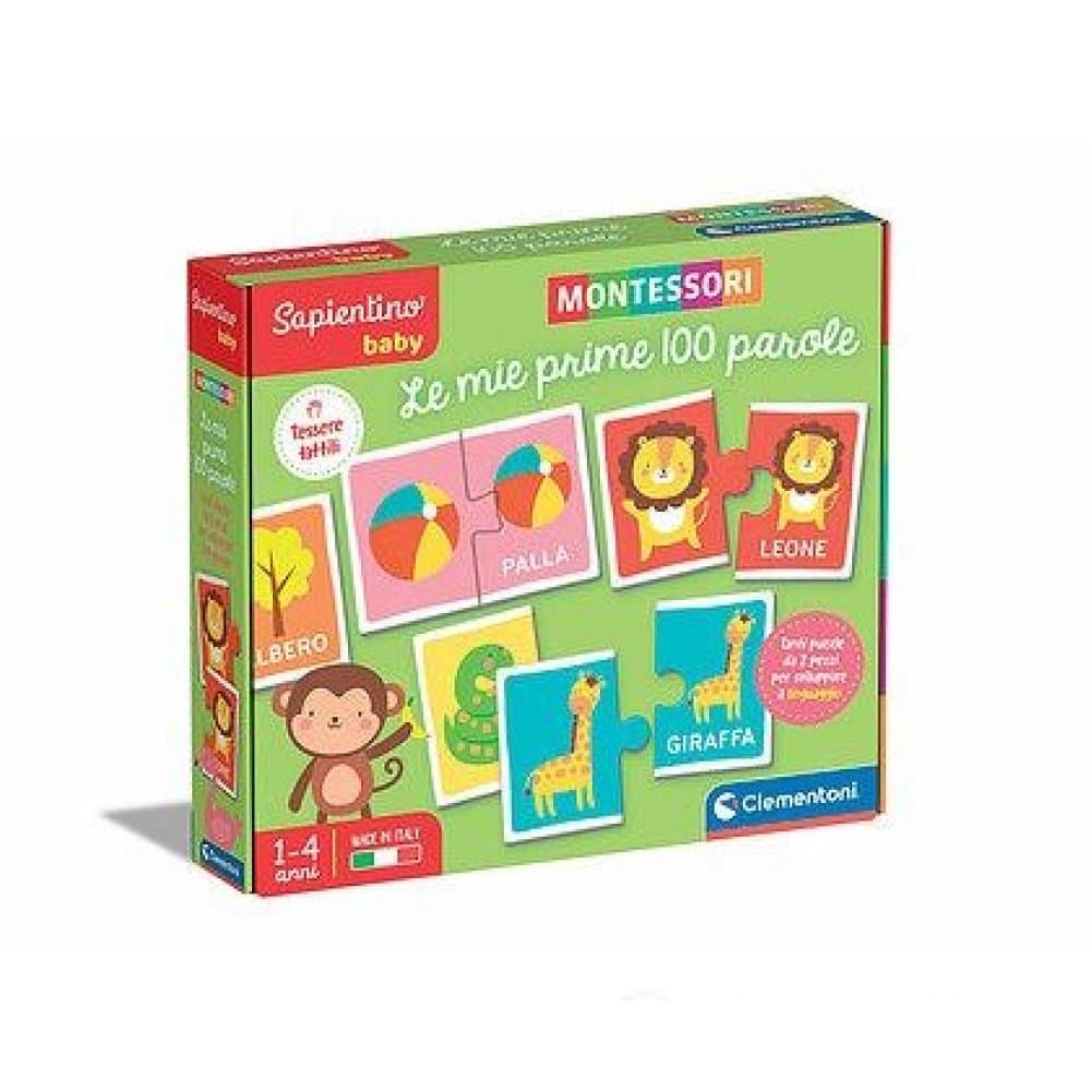 Sapientino Baby LE MIE PRIME 100 PAROLE Clementoni Montessori 1-4 anni