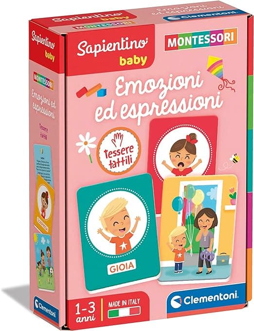 Sapientino Baby EMOZIONI ED ESPRESSIONI Clementoni Montessori 1-3 anni
