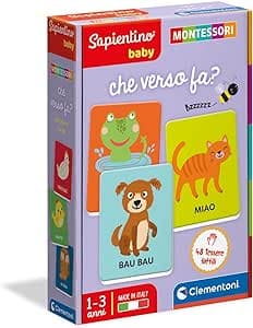 Sapientino Baby CHE VERSO FA? Clementoni Montessori 1-3 anni