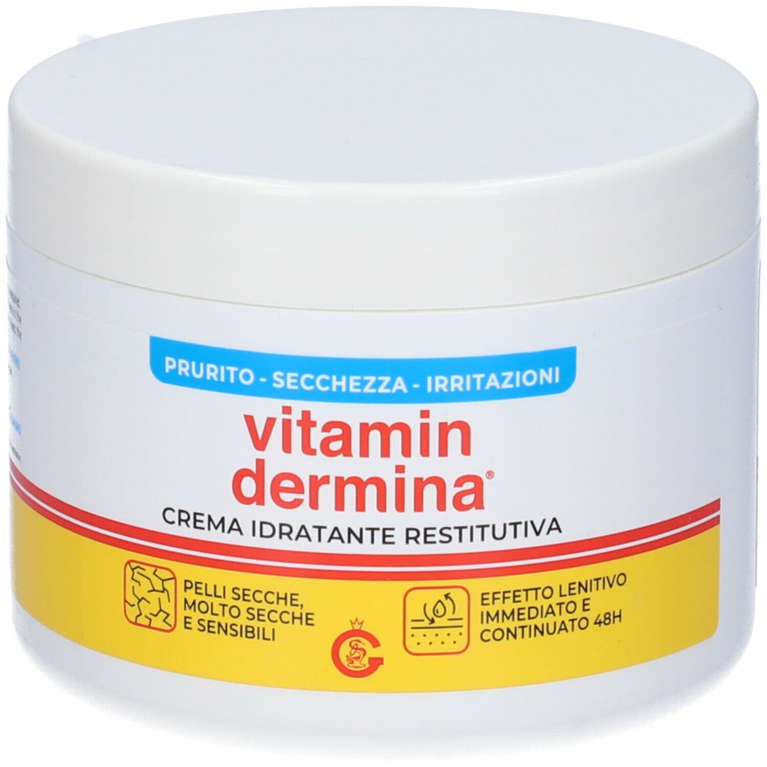 Vitamindermina Crema Idratante Restitutiva Per Irritazione Cutanea 400 ml