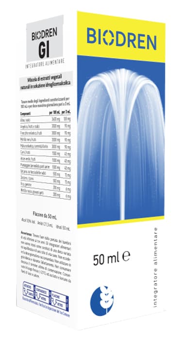 Biodren giallo soluzione idroalcolica 50 ml flacone