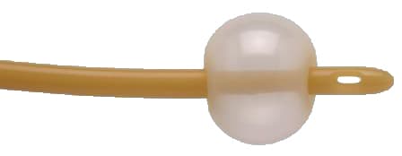 CATETERE FOLEY NELATON LATTICE RIVESTITO DI SILICONE CH 20 2 VIE 2 FORI PALLONCINO 15 ML CON VALVOLA GIALLA PER UOMO STERILE MONOUSO 10 PEZZI