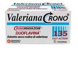 Valeriana crono duoflavina 135 fast action 30 compresse
