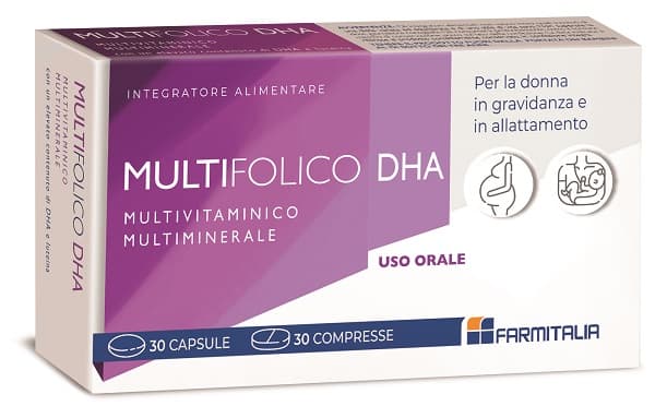 Multifolico dha 60 capsule - lj pharma srl