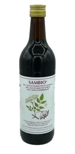 SUCCO SAMBIO 750ML (SAMBUCO S/ZU