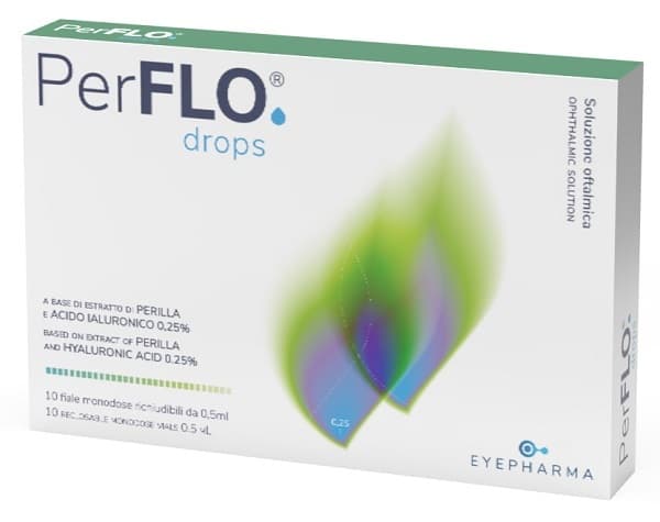 Eyepharma spa perflo drops 2 bustine da 5 fiale monodose 0.5 ml