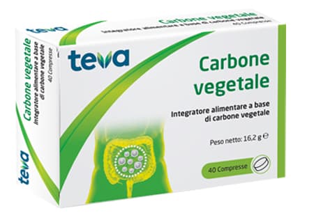 Teva carbone vegetale 40 compresse