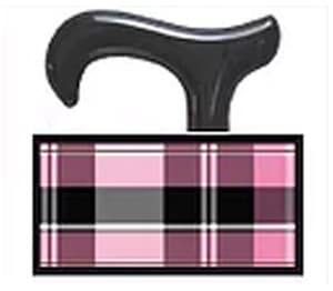 BASTONE DERBY TARTAN ROSA