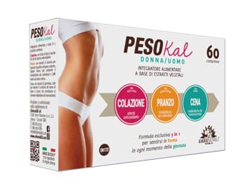Pesokal uomo donna 60 compresse - erbenobili srl