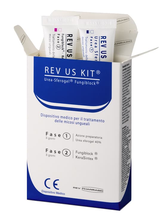 Pharmabio rev us kit trattamento onicomicosi 2x15ml