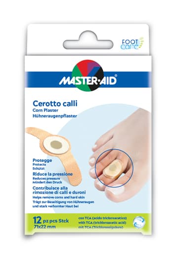 Master-aid cerotto callifugo foot care 71x22 mm 12 pezzi