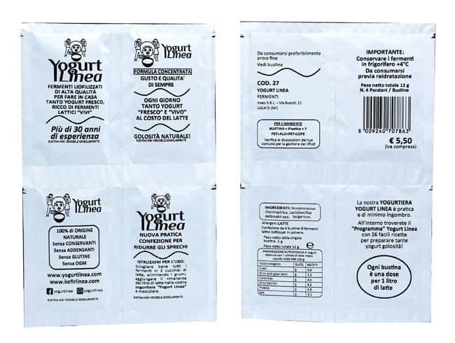 Yogurt linea fermenti liofilizzati 4 bustine da 8,5 g