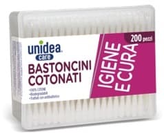 Unidea bastoncini cotonati 200 pezzi
