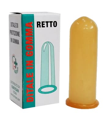 Ditale in gomma retto 3