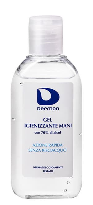 Dermon gel igienizzante mani 100 ml 70% alcool