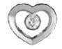 ORECCHINI HEART SOLITAIRE SWAR