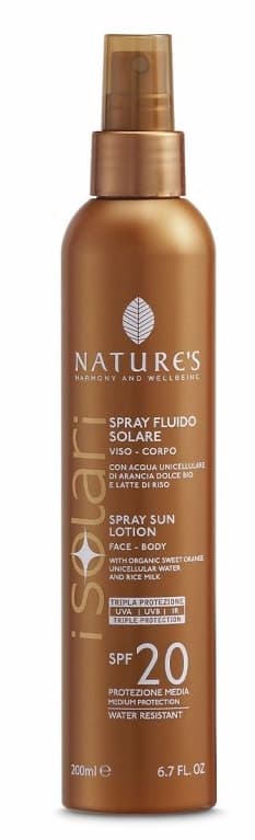 Natures i solari spray fluido spf20 200 ml