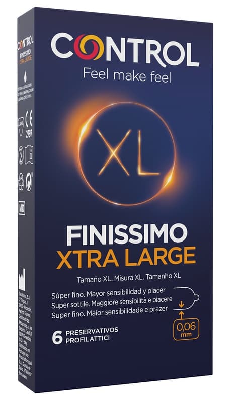 Control Finissimo Xtra Large 6 Pezzi