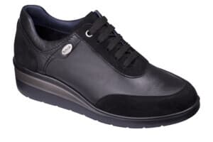 ENJA SLIP ON SUE+STRAS W BLK39