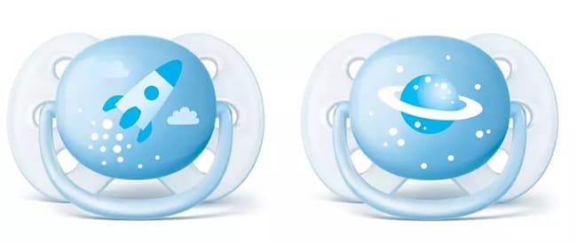 Succhietto ultra soft 0/6m decorato maschio scf 222/20