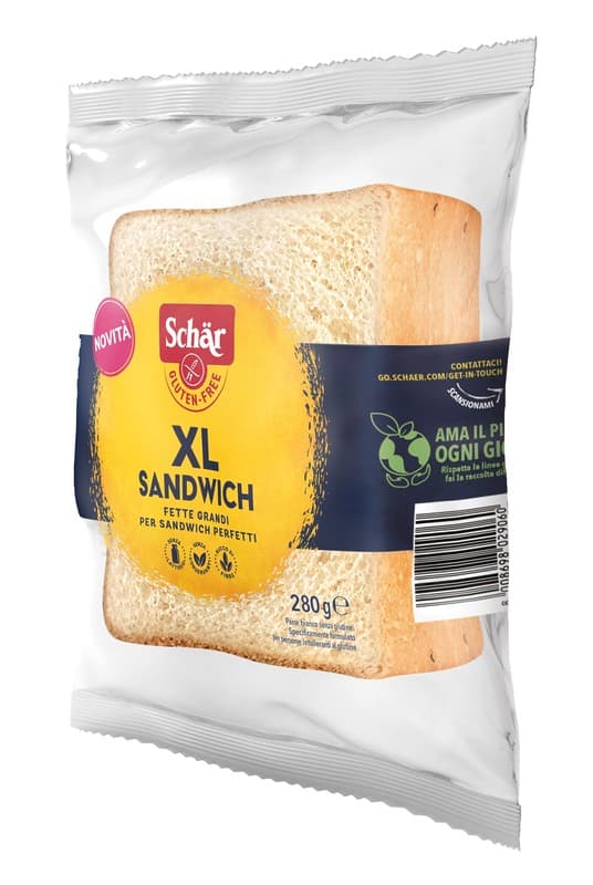 Schar Xl Sandwich Pane Bianco Senza Lattosio 280 G