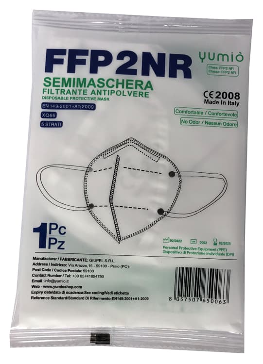 MASCHERINA FFP2 BIANCA 1PZ
