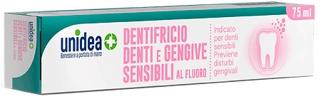 Unidea dentifricio denti gengive sensibili