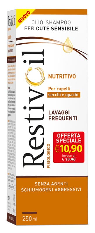 Restivoil olio-shampoo nutritivo capelli secchi opachi 250ml