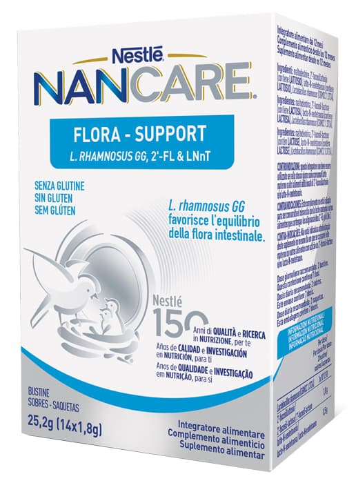 Nestle' nancare flora support 14 bustine