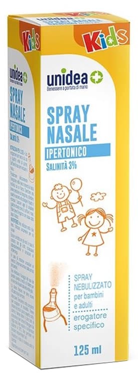 Acqua di mare spray ipertonica unidea 125 ml