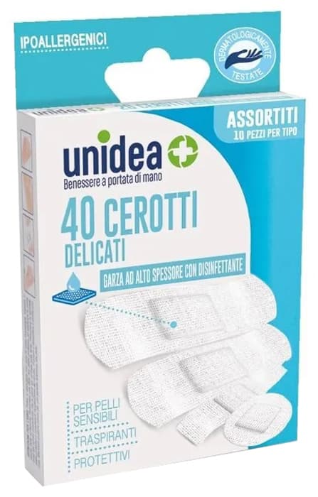 Cerotto unidea misure assortite tessuto non tessuto 40 pezzi