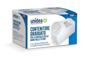 Contenitore per la raccolta delle urine unidea nelle 24 ore2500 ml