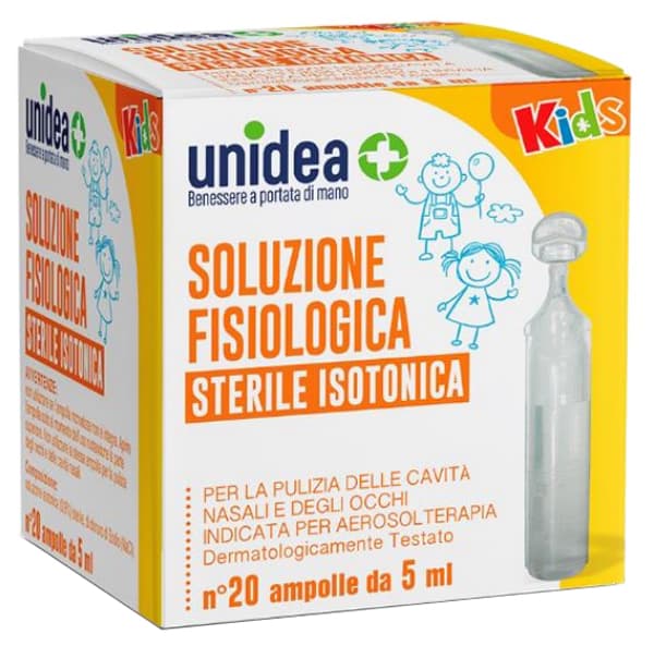 Soluzione fisiologica unidea 20 ampolle da 5 ml