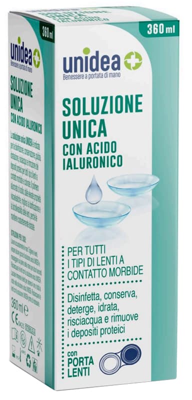 Unidea soluzione unica 360 ml con portalenti