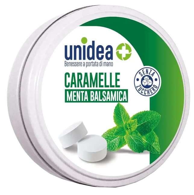 Unidea caramelle menta balsamica senza zucchero 40 g