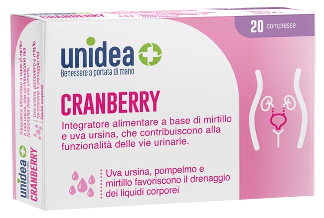 Unidea integratore cranberry d-mannosio 20 compresse